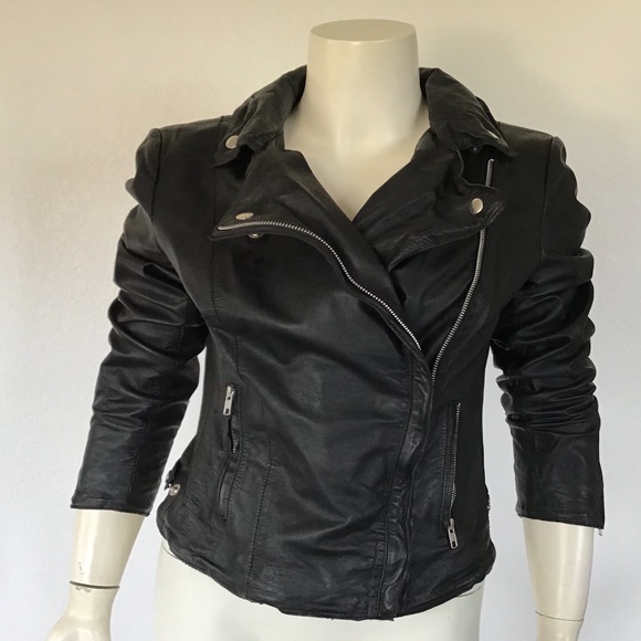 Muubaa Leather Moto Jacket - Picture 3 of 6